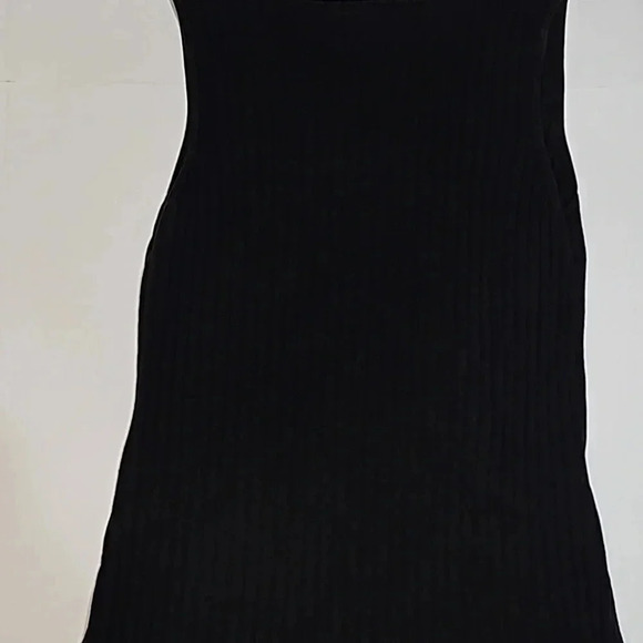 Alfani Womens sleeveless sweater vest sz 1X black ribbed silk blend soft casual - Picture 9 of 12